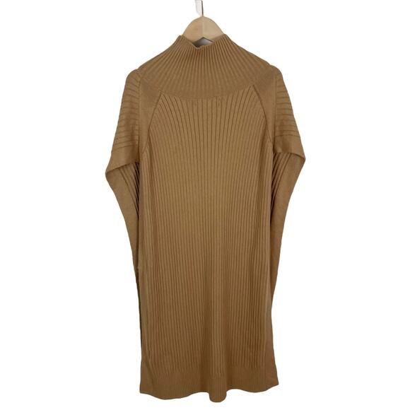 Banana Republic Tan Light Brown Short Sleeve Sweater Tunic Size XS/Small - Picture 5 of 7